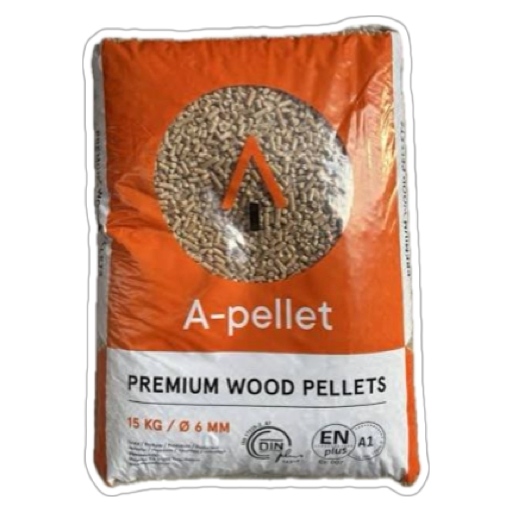 Wood Chips Pellets | 15 kg | 1 bag